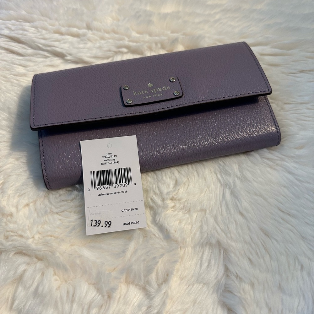 Kate spade lush lilac wallet